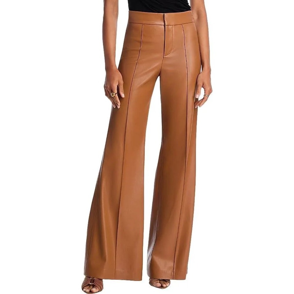 Alice + Olivia Dylan High Waist Wide Leg Pants
